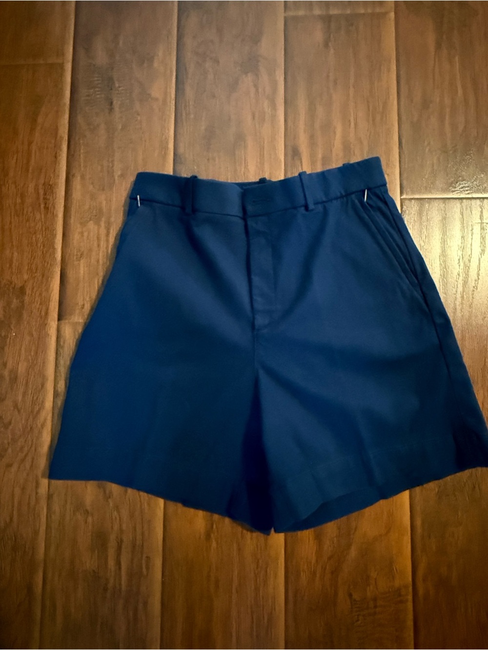 SPANX Navy High-Waist Shorts